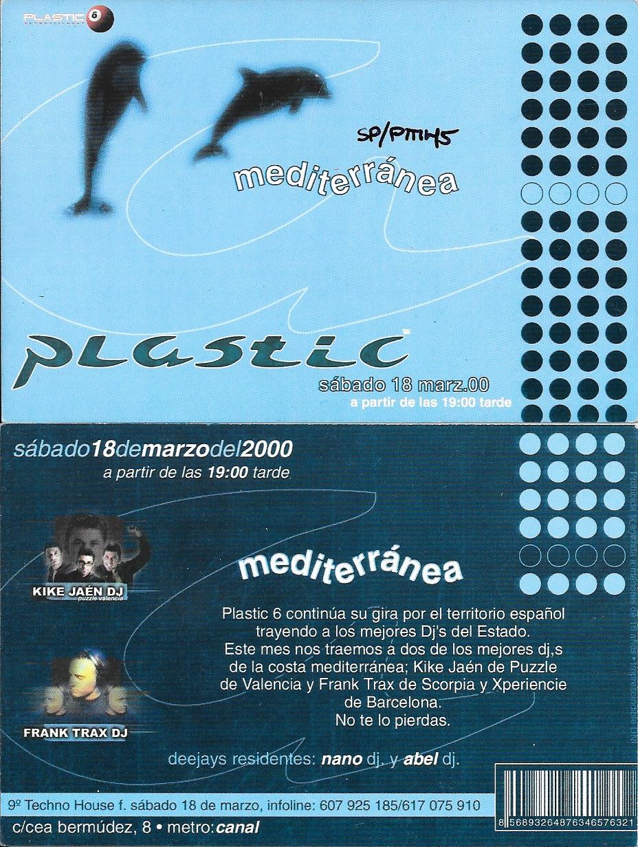 Plastic - 2000-03-10 Mediterranea